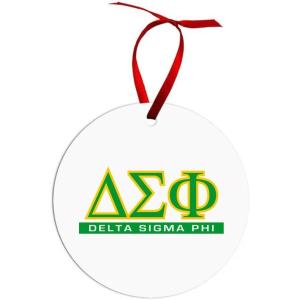 Delta Sigma Phi Classic Circle Ornaments