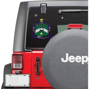 Delta Sigma Phi Large Greek Color Crest Decal – Up to 12 Inch Tall