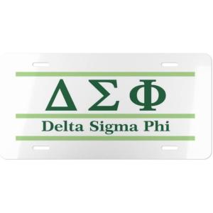 Delta Sigma Phi Lettered Lines License Covers