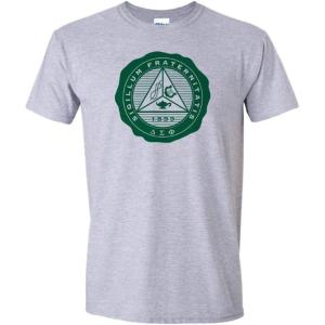 Delta Sigma Phi Seal Short Sleeve Tee(Sports Grey)