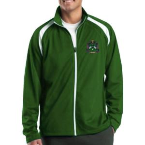 Delta Sigma Phi Track Jacket(Forest Green/White)