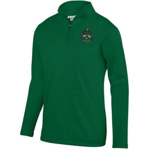 Delta Sigma Phi World Famous Crest Wicking Fleece Pullover(Dark Green)