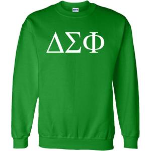 Delta Sigma Phi World Famous Greek Crewneck(Kelly Green)