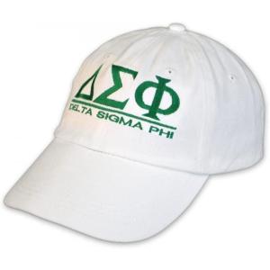 Delta Sigma Phi World Famous Line Hat(White)