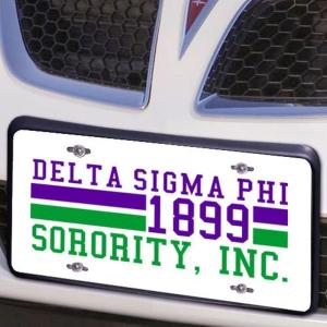 Delta Sigma Phi Year License Plate