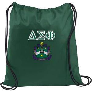 Greekgear Delta Sigma Phi Crest Shield Cinch Sack