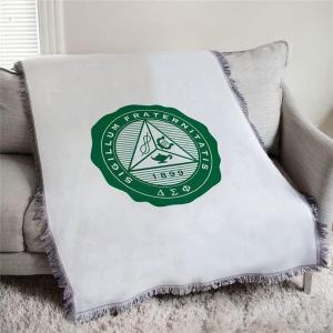 Greekgear Delta Sigma Phi Seal Afghan Blanket Throw