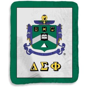 Greekgear Delta Sigma Phi Sherpa Lap Blanket