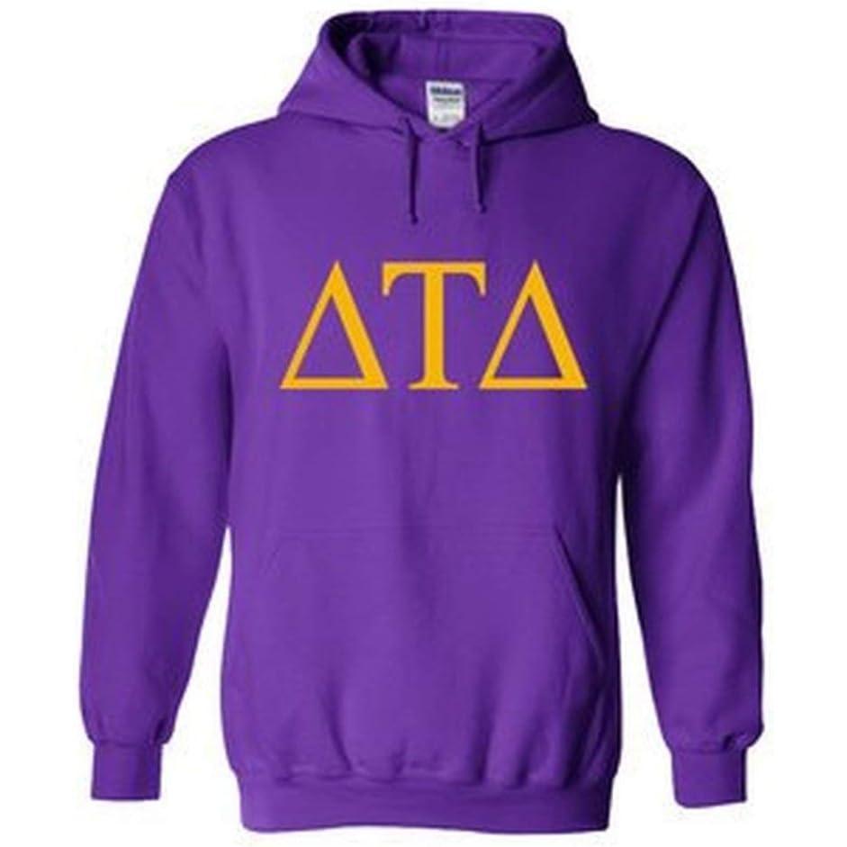 imageDelta Tau Delta DTD World Famous Greek Hoodie Purple with Gold ImprintPurple