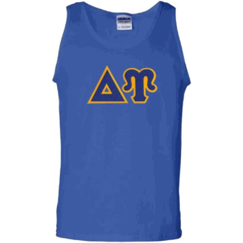 imageDelta Upsilon Lettered Tank TopRoyal Blue