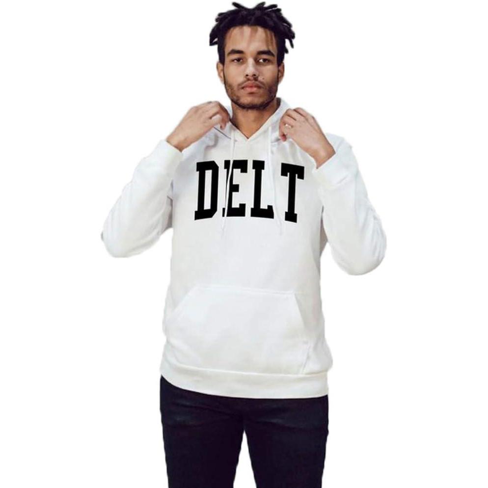 imageGreekgear Delta Tau Delta DTD Nickname Hooded SweatshirtWhite
