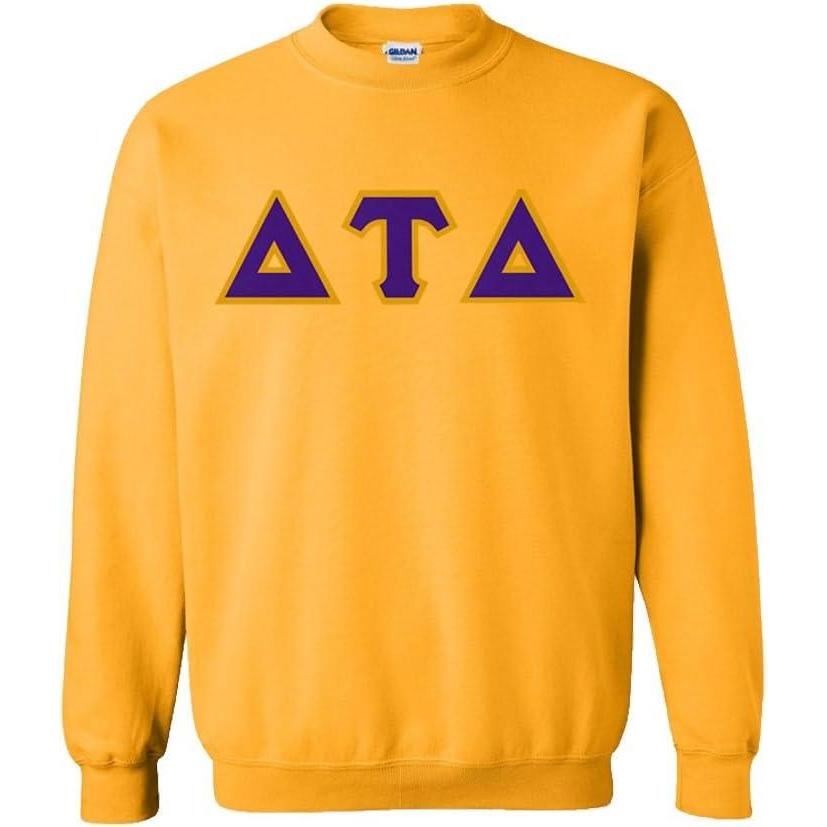 imageGreekgear Delta Tau Delta Lettered CrewneckAthletic Gold
