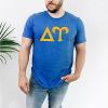 Delta Upsilon DU Letter Tee(Royal Blue)