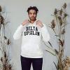 Greekgear Delta Upsilon DU Nickname Hooded Sweatshirt(White)