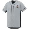 Delta Tau Delta DTD Fraternity Crest Slugger Baseball Jersey(Silver/Black)