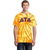 Delta Tau Delta Essential Tie-Dye Lettered Tee(Gold)