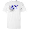 Delta Upsilon DU Greek Crest T-Shirt(Light Grey)