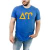 Delta Upsilon DU Letter Tee(Royal Blue)