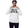 Greekgear Delta Upsilon DU Nickname Hooded Sweatshirt(White)