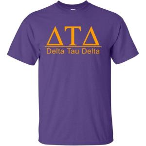 Delta Tau Delta Bar Tee(Purple)