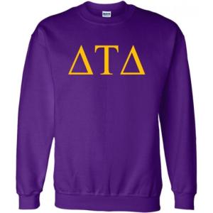 Delta Tau Delta World Famous Greek Crewneck(Purple)