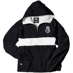 Greekgear Delta Tau Delta DTD Anorak(Black/White)