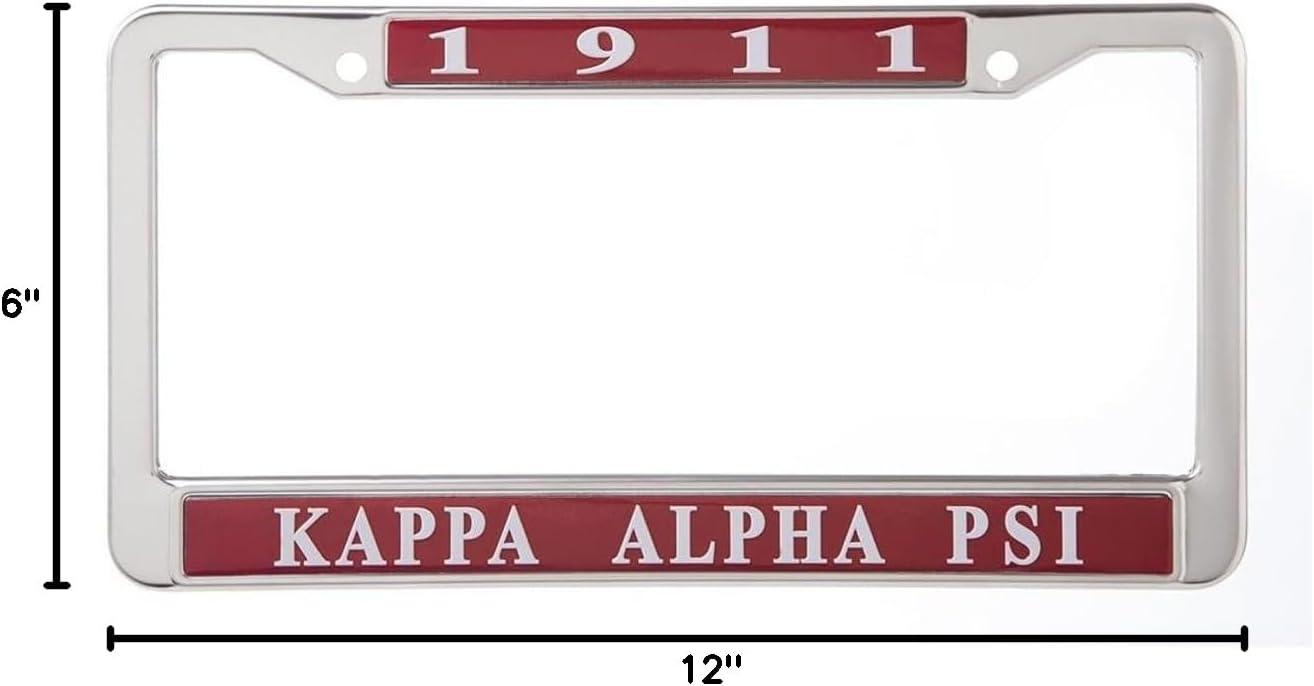 imageKappa Alpha Psi Est 1911 Metal License Plate Frame