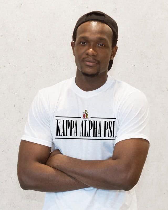 imageKappa Alpha Psi Line Crest TeeWhite