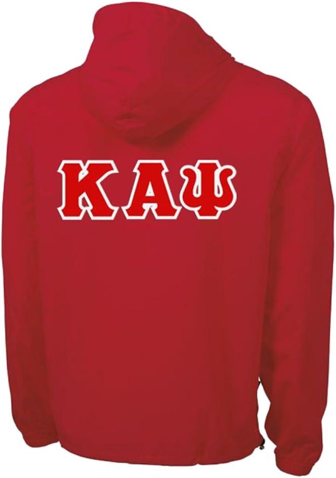 imageKappa Alpha Psi Tackle Twill Lettered Pack N Go PulloverRed