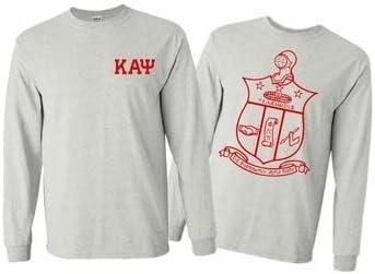 imageKappa Alpha Psi World Famous Crest Shield Long Sleeve TShirtLight Grey