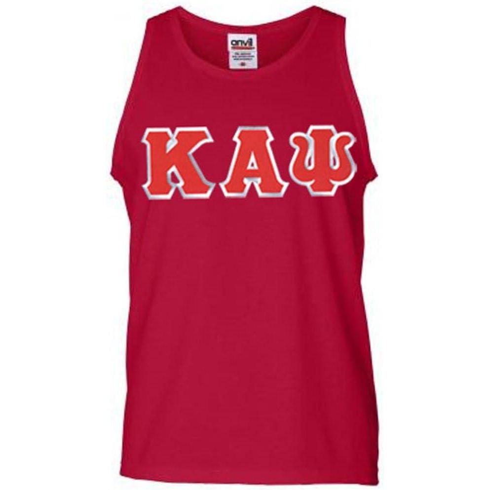 imageKappa Alpha Psi Lettered Tank TopRed
