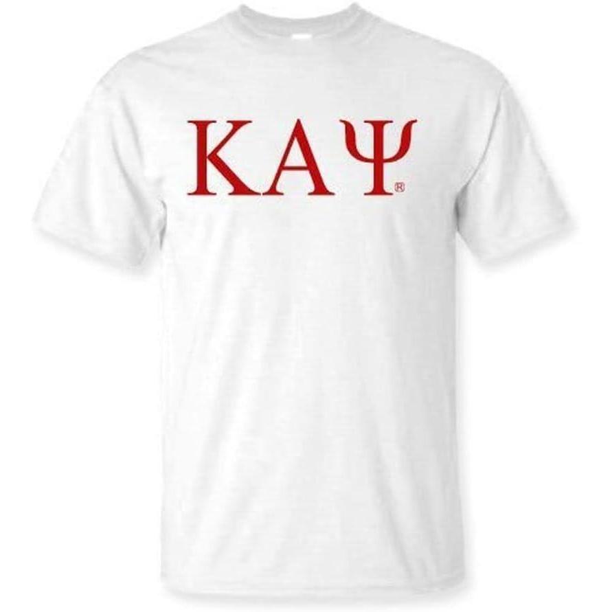 imageKappa Alpha Psi Lettered TeeWhite