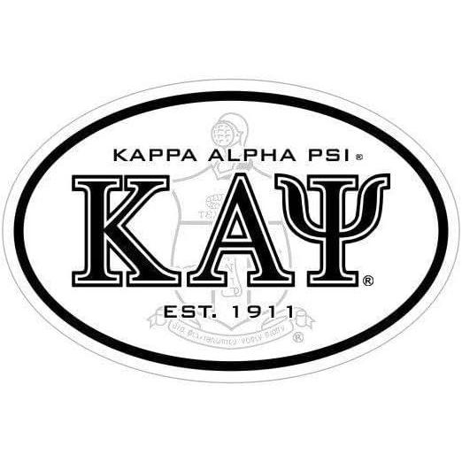 imageKappa Alpha Psi Oval Crest  Shield Bumper Sticker