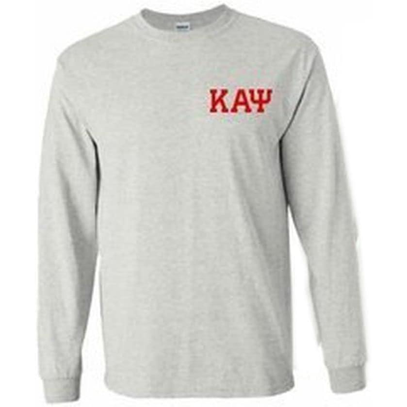 imageKappa Alpha Psi World Famous Crest Shield Long Sleeve TShirtLight Grey