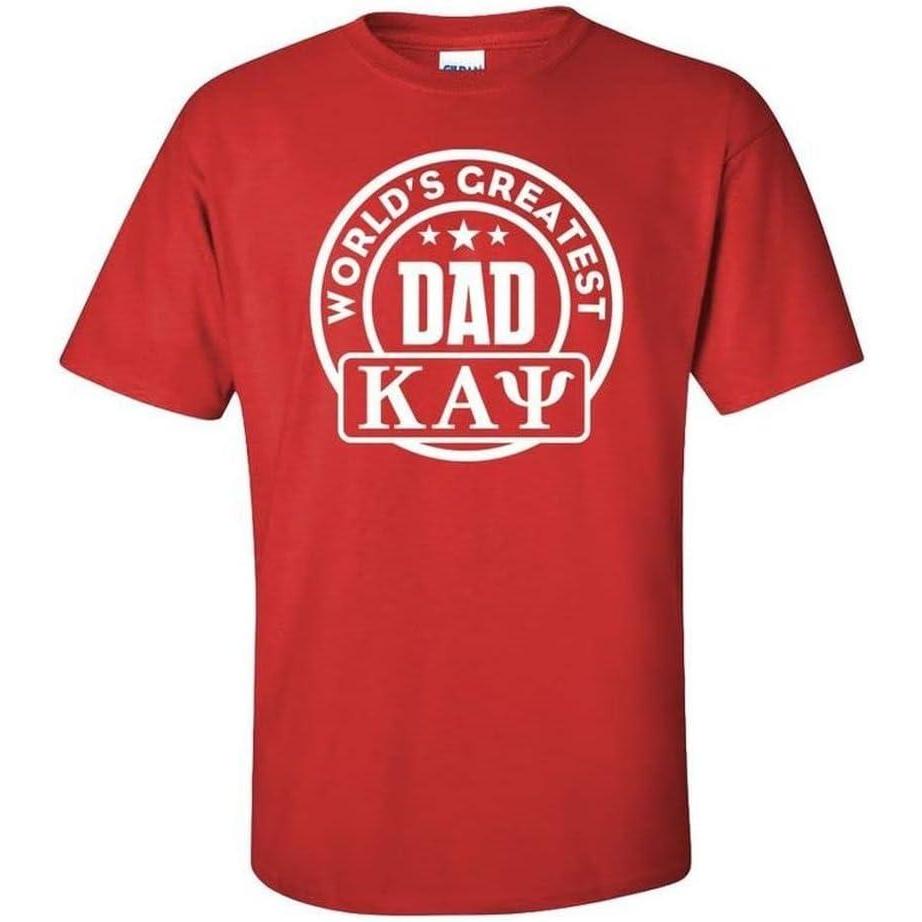 imageKappa Alpha Psi Worlds Greatest Father TShirtRed