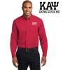 Kappa Alpha Psi Greek Letter Oxford(Red/Light Stone)