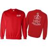 Kappa Alpha Psi World Famous Crest – Shield Printed Crewneck Sweatshirt(Red)