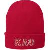 Kappa Alpha Psi Big Greek Lettered Knit Cap Athletic Red