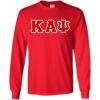 Kappa Alpha Psi Custom Twill Long Sleeve T-Shirt(Red)