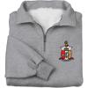 Kappa Alpha Psi Emblem 1/4 Zip Pullover(Light Grey)