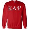 Kappa Alpha Psi Lettered World Famous Greek Crewneck(Red)