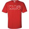 Kappa Alpha Psi Sewn Lettered T-Shirt(Red)