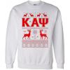 Kappa Alpha Psi Ugly Christmas Sweater Crewneck Sweatshirt(Light Grey)