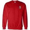 Kappa Alpha Psi World Famous Crest – Shield PATCH Crewneck Sweatshirt(Red)