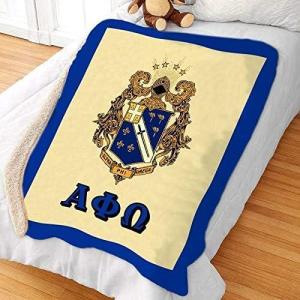 Greekgear Alpha Phi Omega Sherpa Lap Blanket