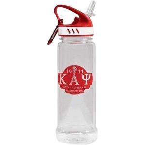 Greekgear Kappa Alpha Psi Water Bottle W/Carabiner Hook