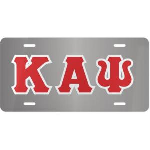 Kappa Alpha PSI Lettered License Covers