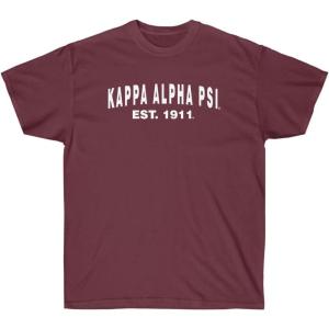 Kappa Alpha Psi Est. T-Shirt(Maroon)