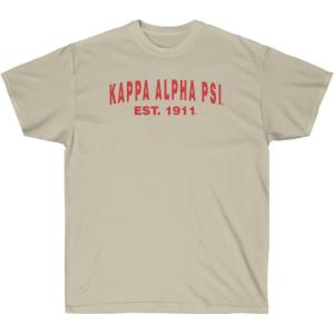 Kappa Alpha Psi Est. T-Shirt(Sand)
