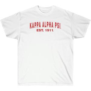 Kappa Alpha Psi Est. T-Shirt(White)